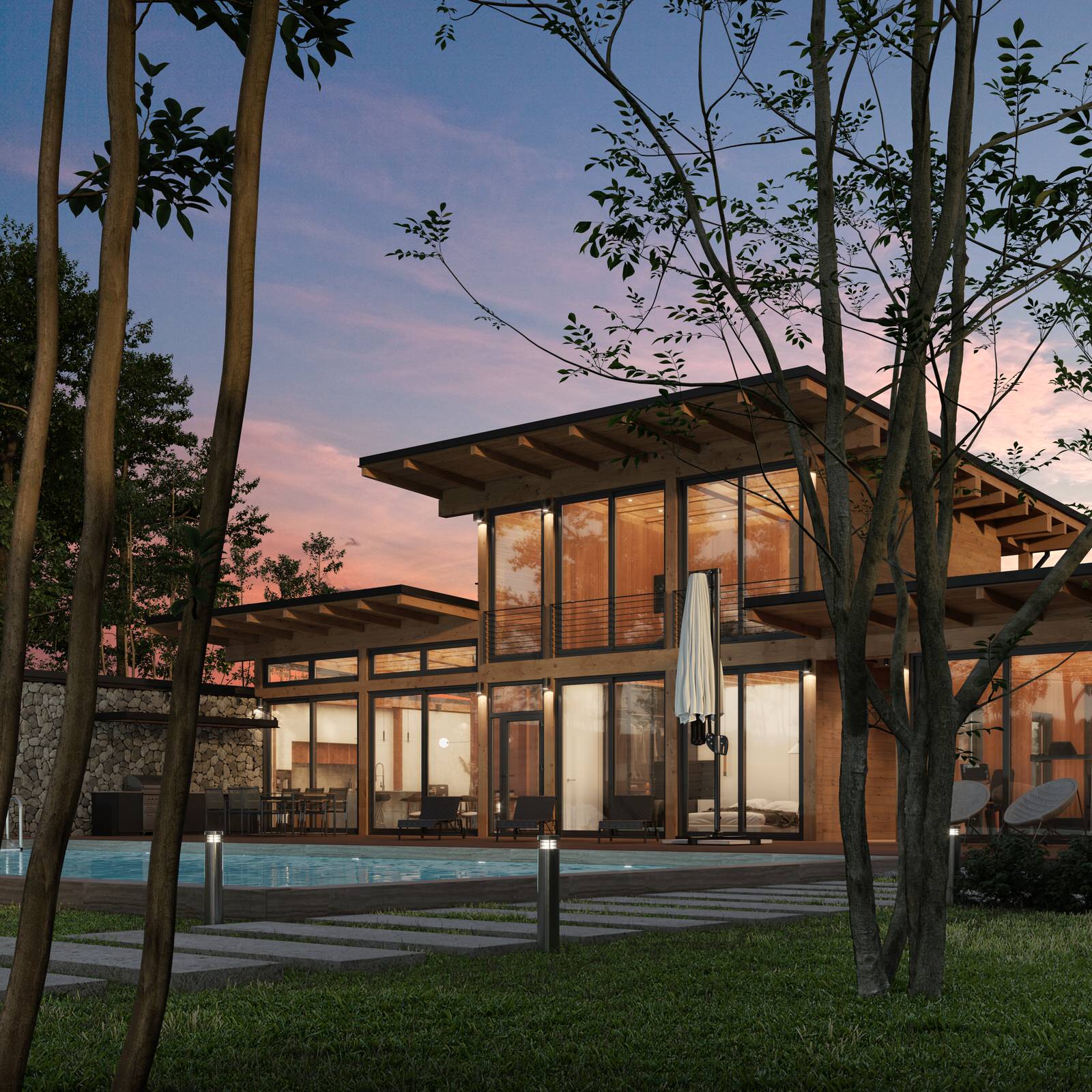 Архитектурный проект частного дома в с. Лесники