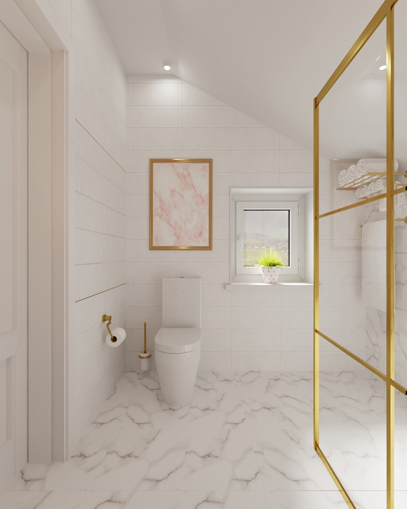 Санузел в коттедже