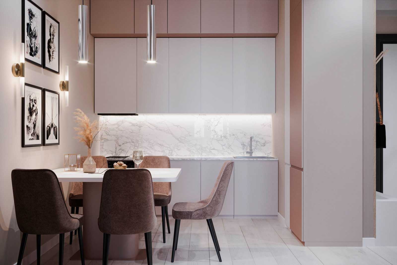 Дизайн и ремонт квартиры в ЖК «Символ» — Кофейная сказка