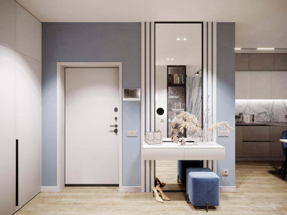 Дизайн квартиры в Москве в светлых тонах