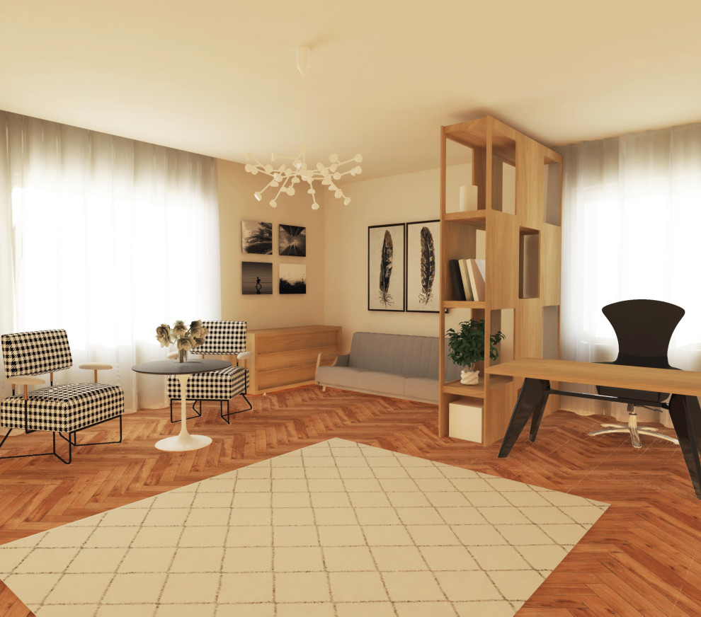 Обложка проекта: Проект трехкомнатной квартиры