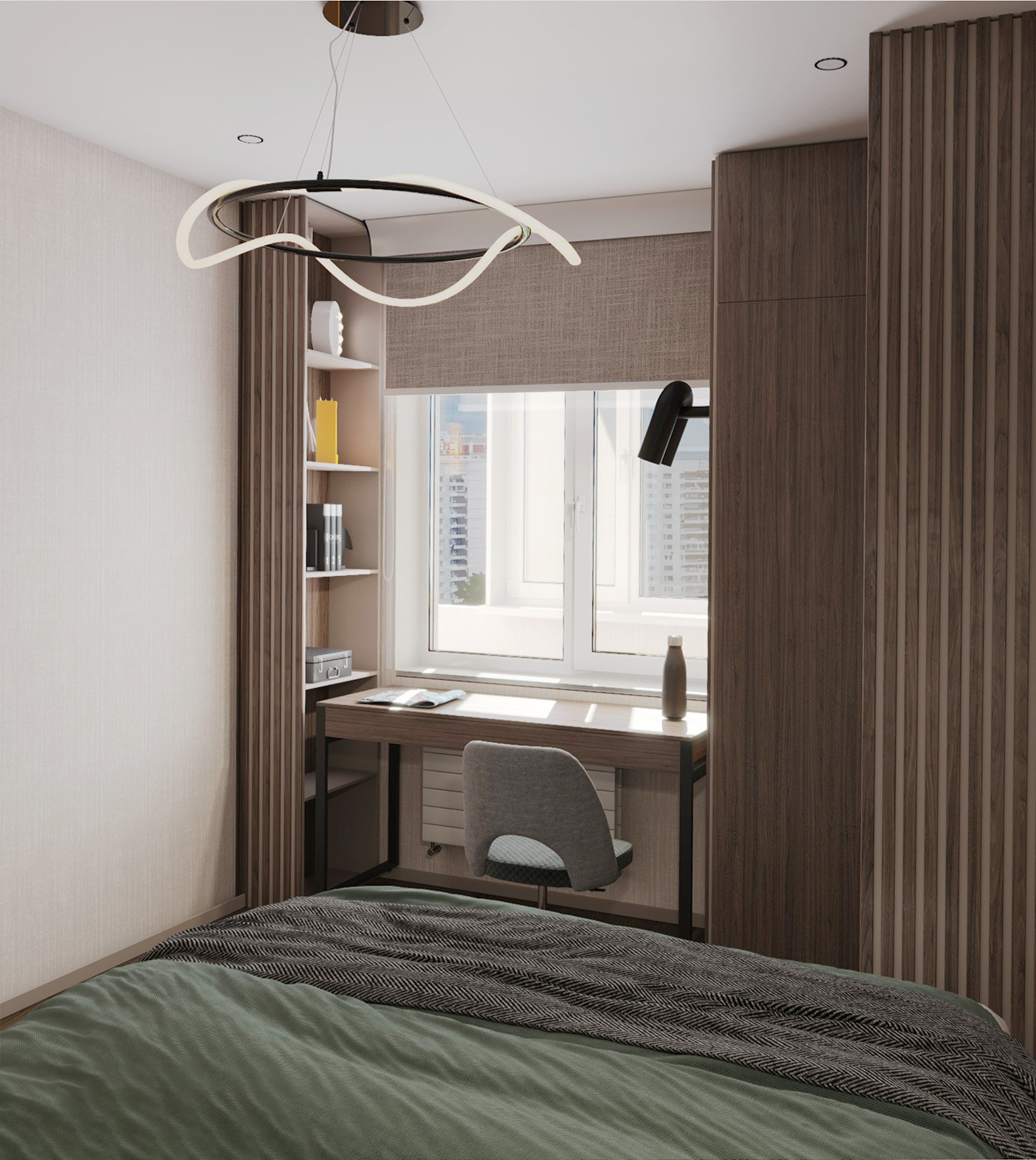 интерьер для семьи из 3х человек