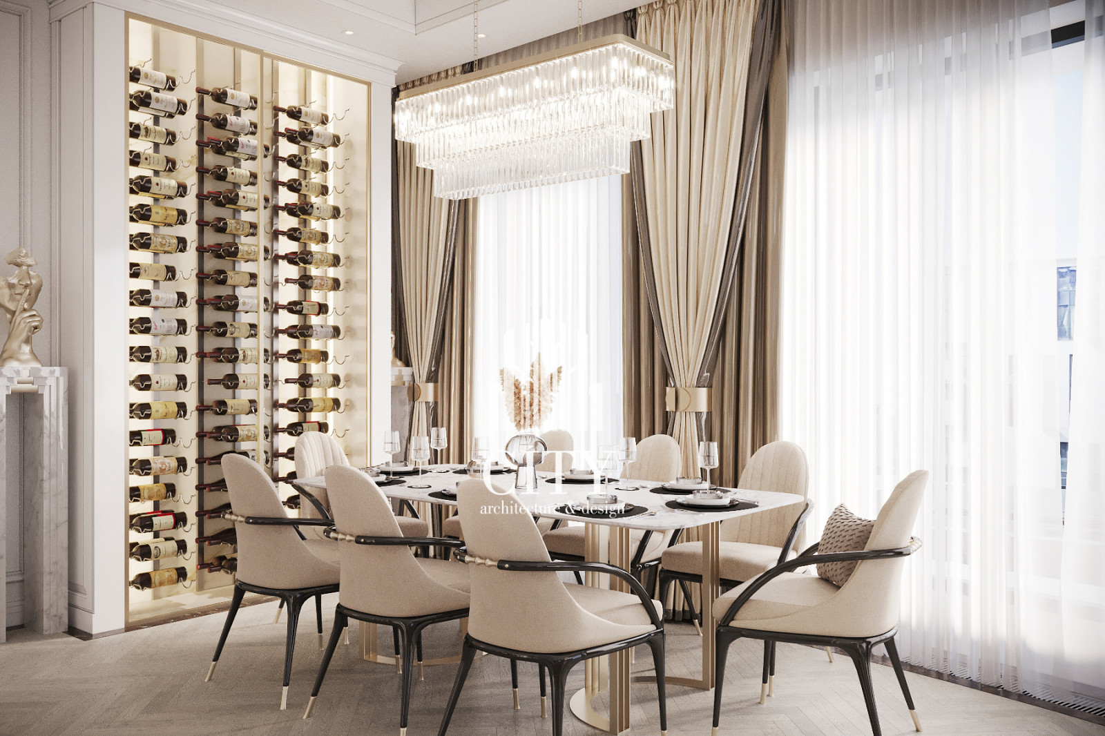 Обложка проекта: Светлая квартира в Victory Park Residences