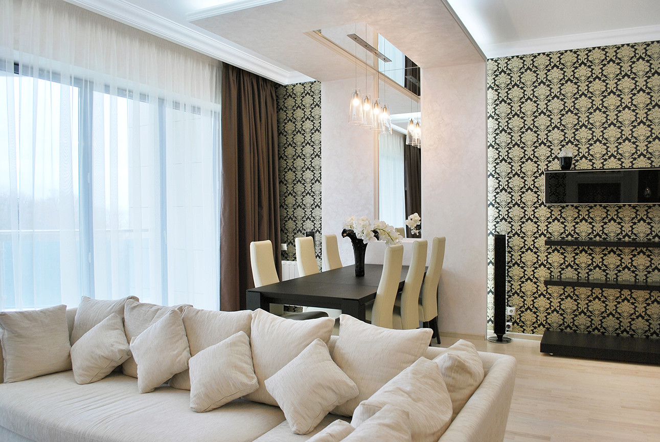 Классический интерьер в ЖК "Королевский парк"