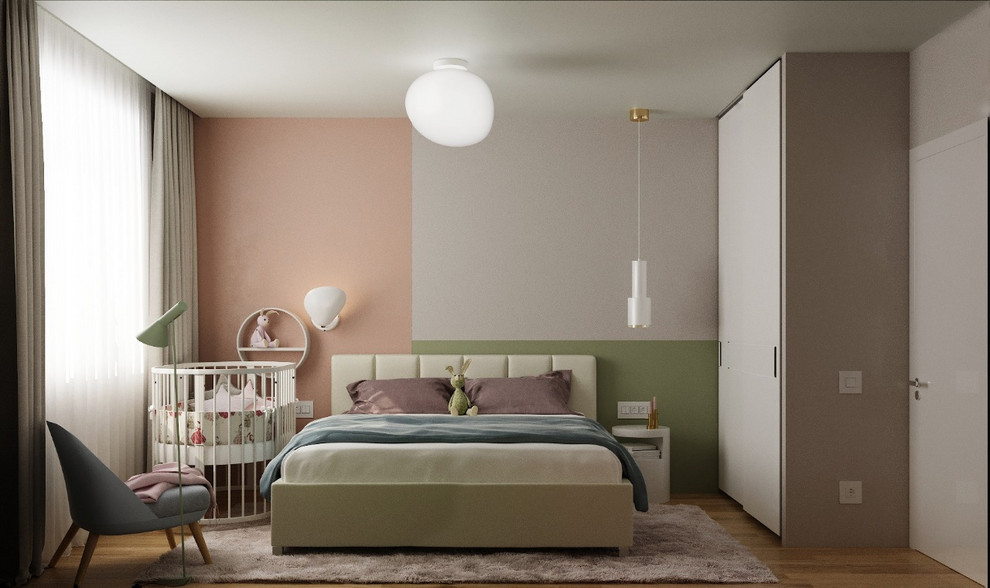 Проект интерьера квартиры с детской