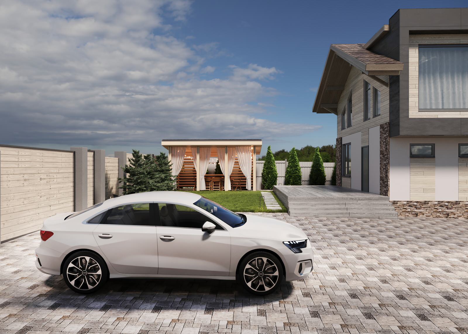 Ландшафтный дизайн участка в п. Южный прииск