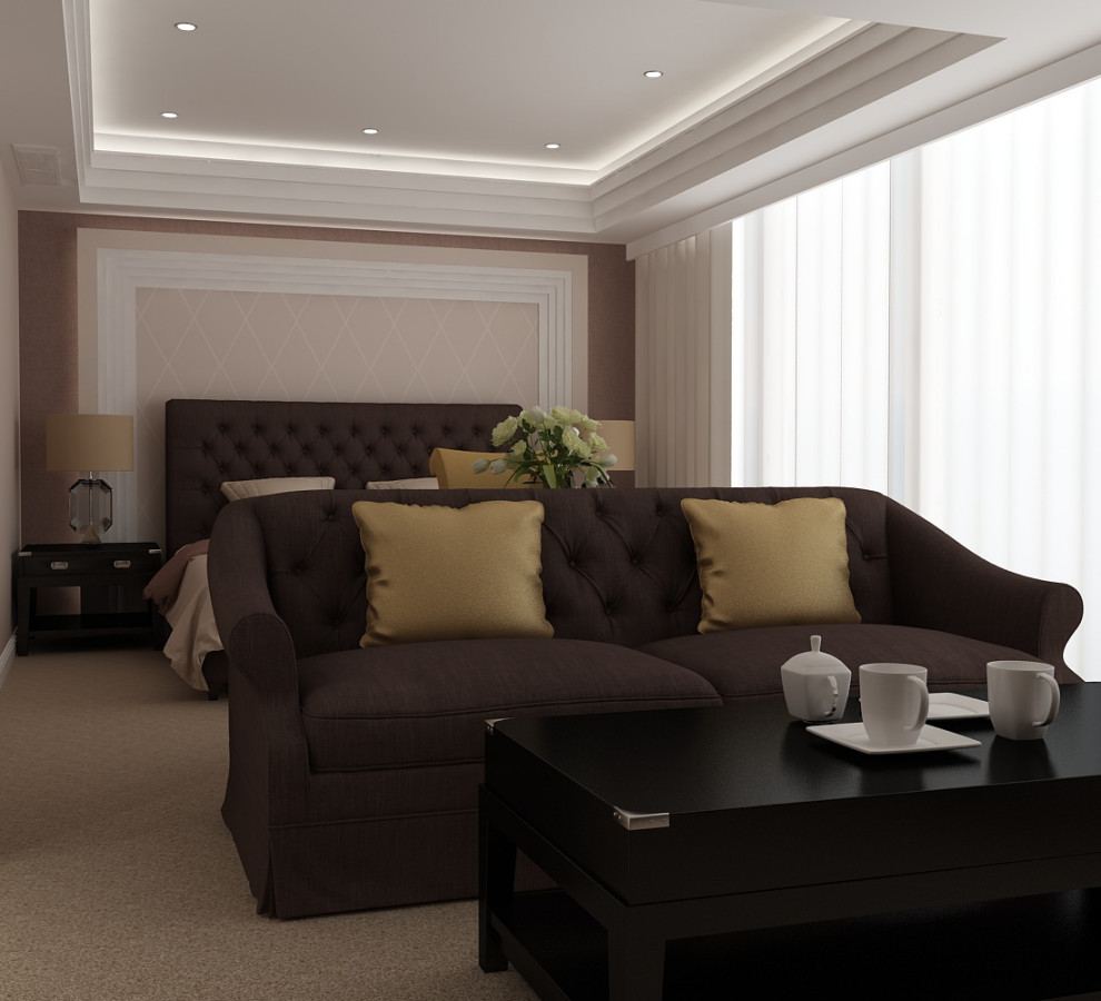 Обложка проекта: Классический интерьер в гостинице