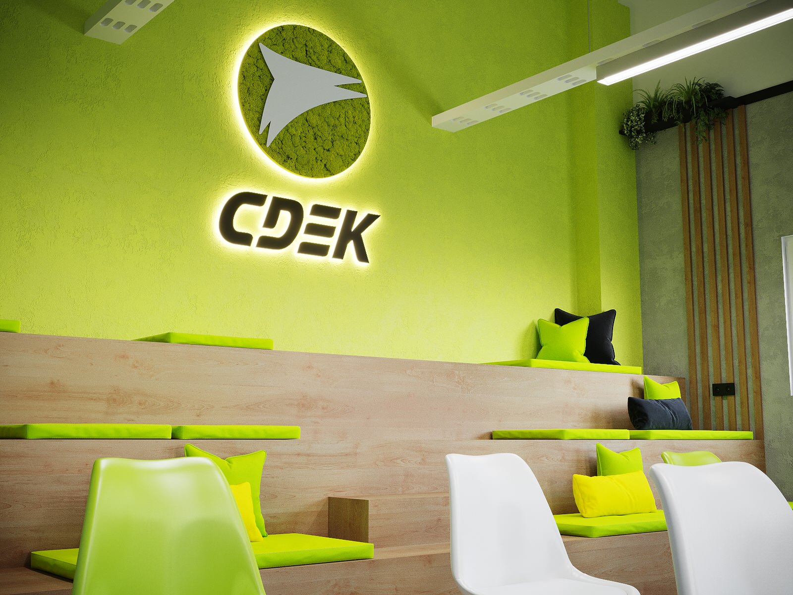 Пространство для сотрудников компании СДЭК