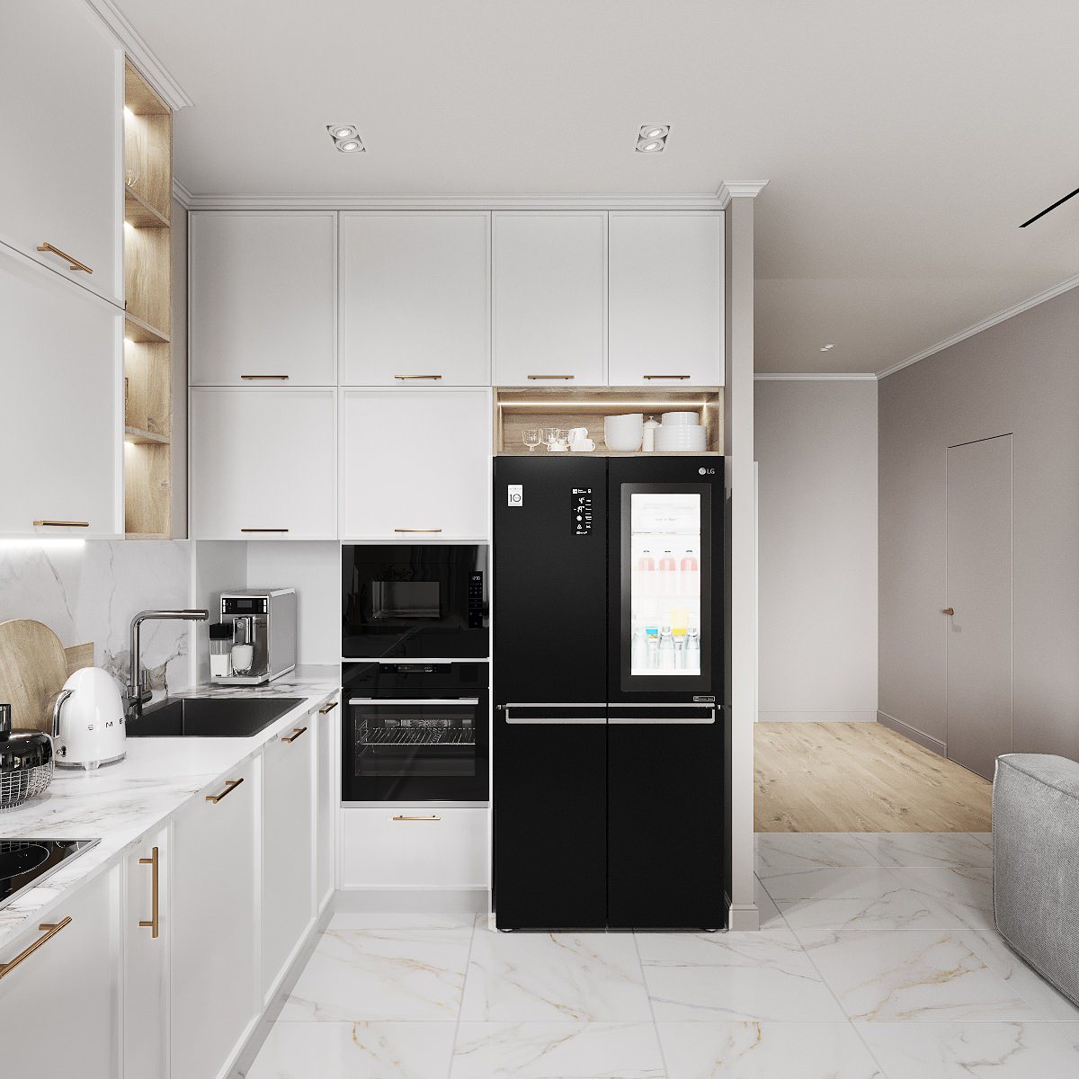 Проект квартиры 109 кв.м для семьи из г. Кемерово