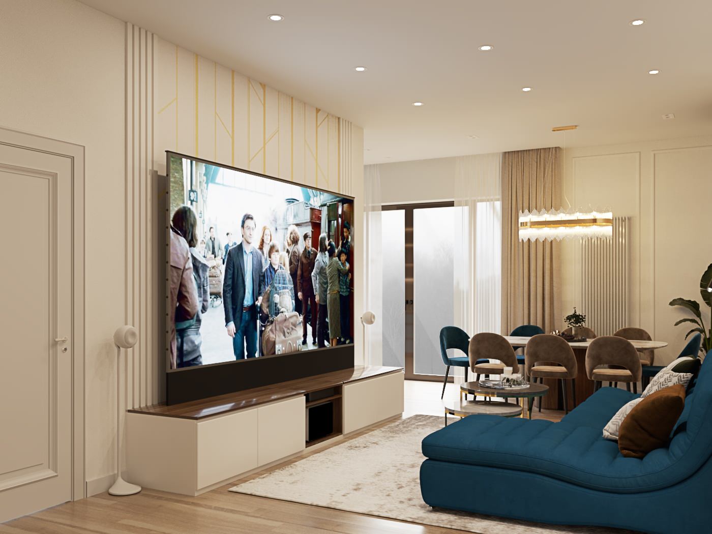 Одноэтажный дом в Подмосковье