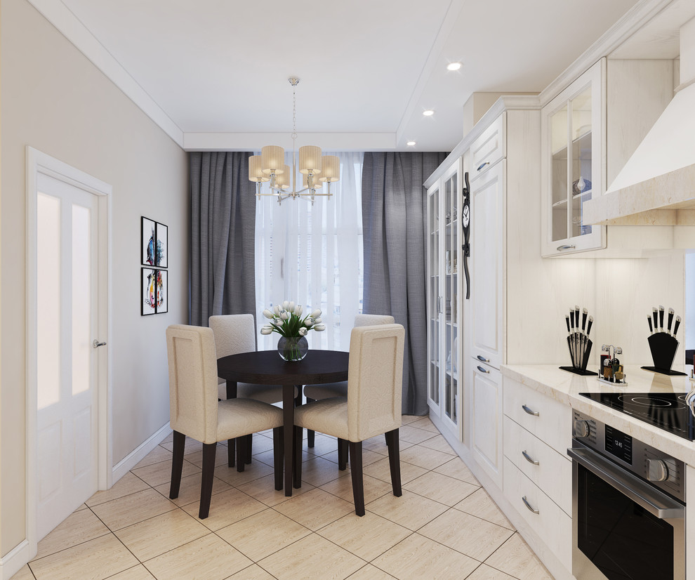 Обложка проекта: Кухня-столовая "Очарование светлого"