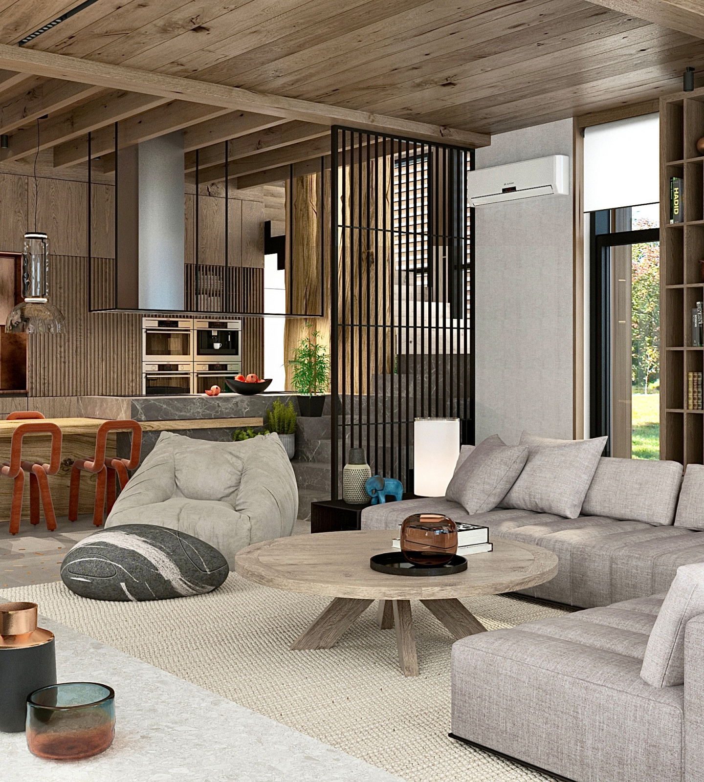 Дизайн проект интерьера загородного дома в Саратове