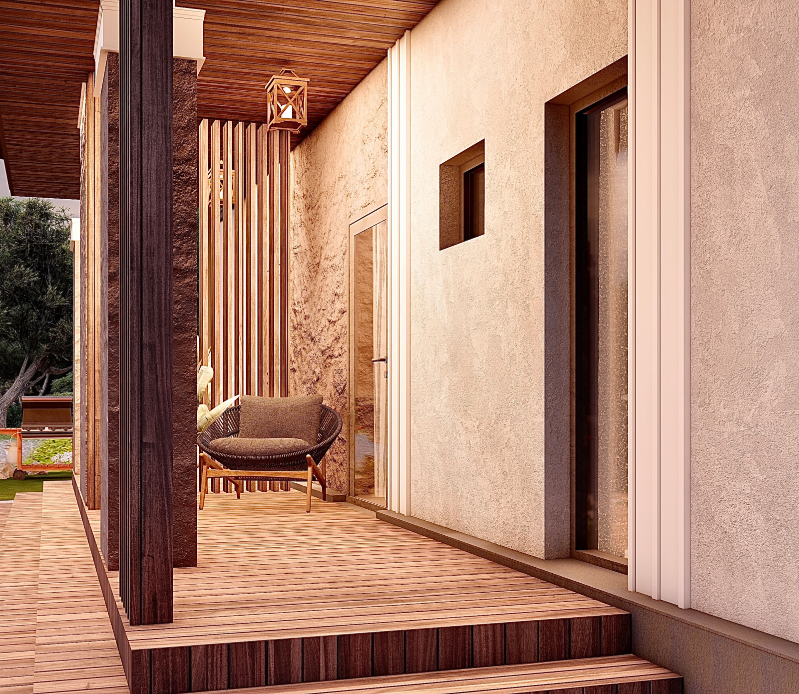 Обложка проекта: Загородный дом для аренды с баней и бассейном (на 8 человек)