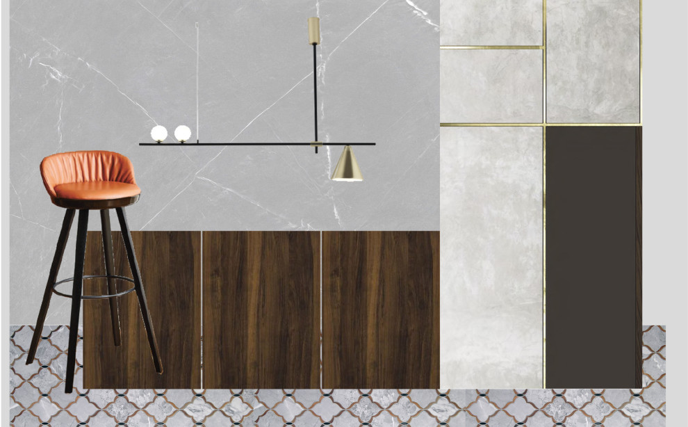 Villa in stile moderno minimalismo 2019.