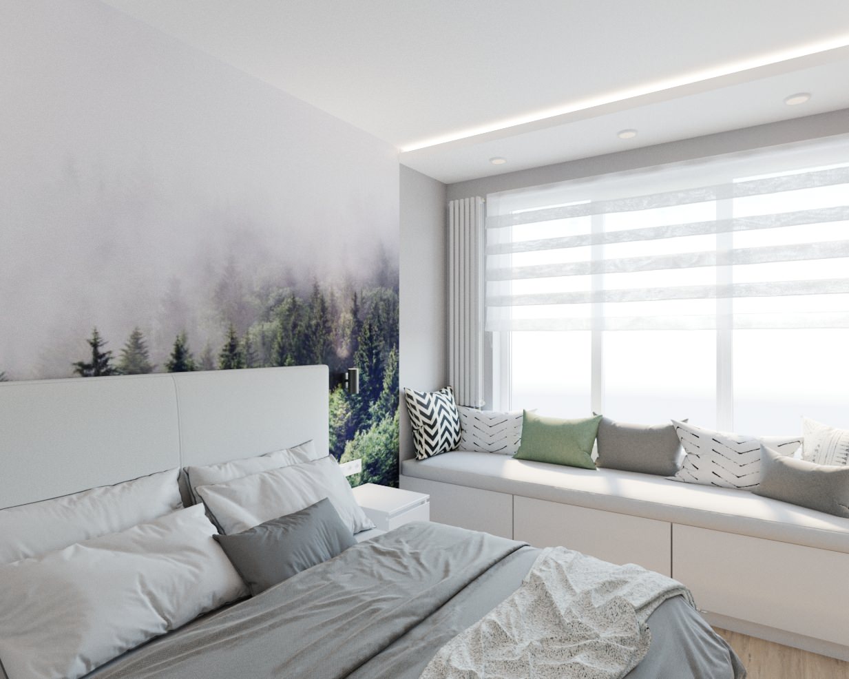 Интерьер квартиры в ЖК Жемчужный берег