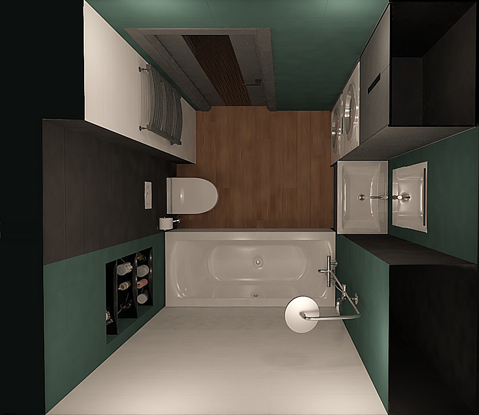 Обложка проекта: проходная кухня-студия