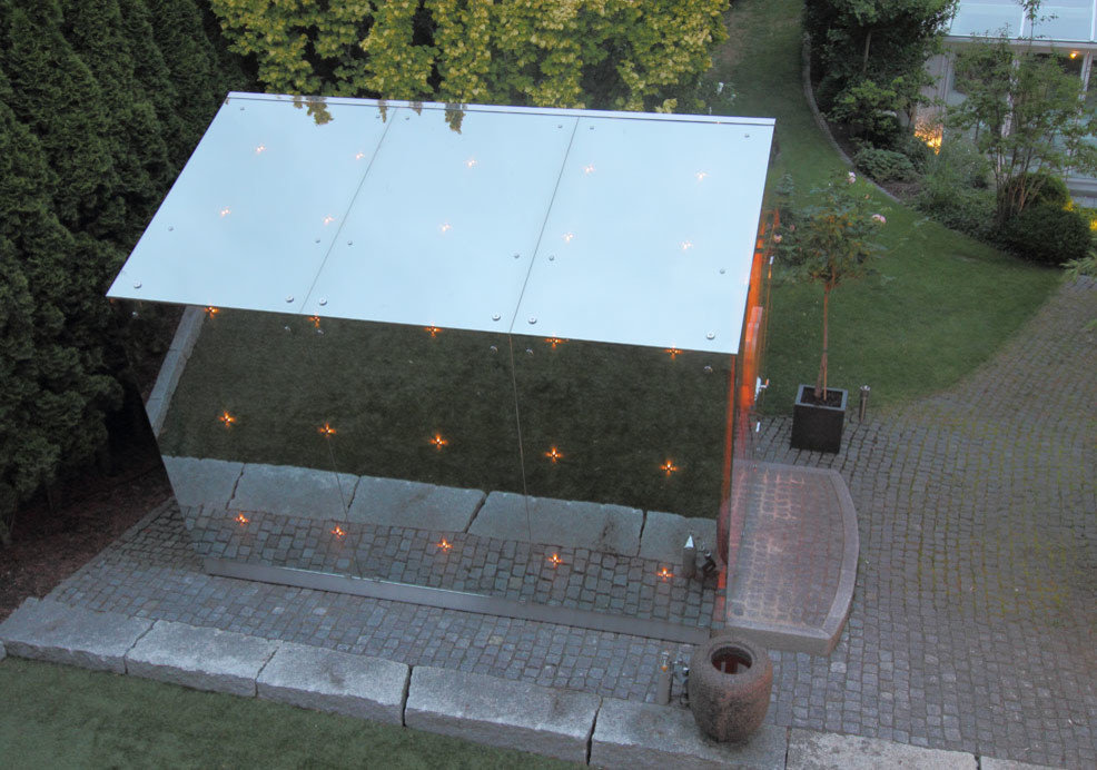 Houzz Германия: Зеркала и светодиоды... для необычной сауны в Нюрнберге