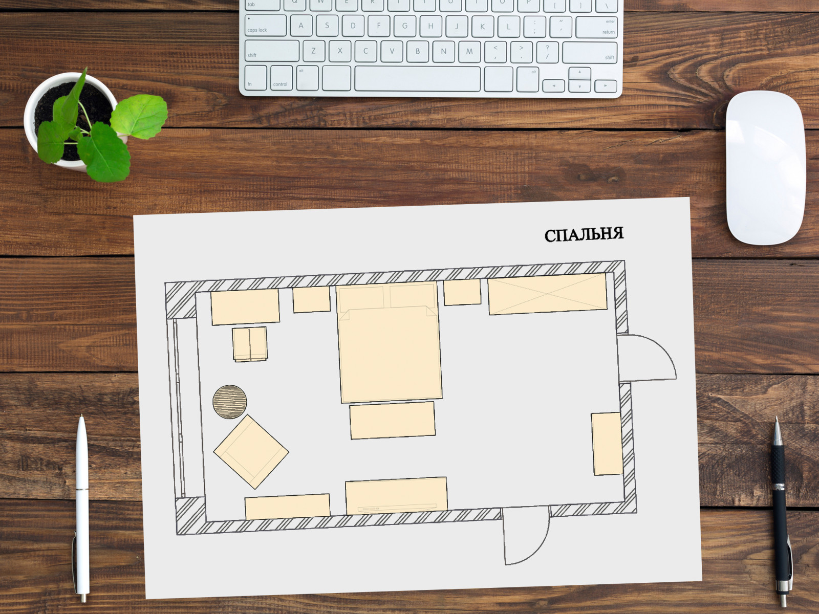 Обложка проекта: Спальня "Ребус"
