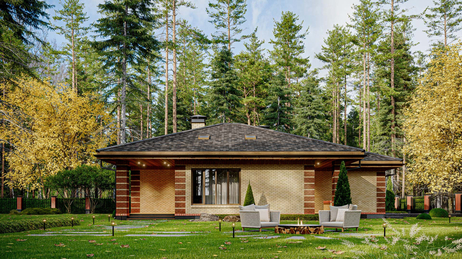 Небольшой одноэтажный дом «Вивон»