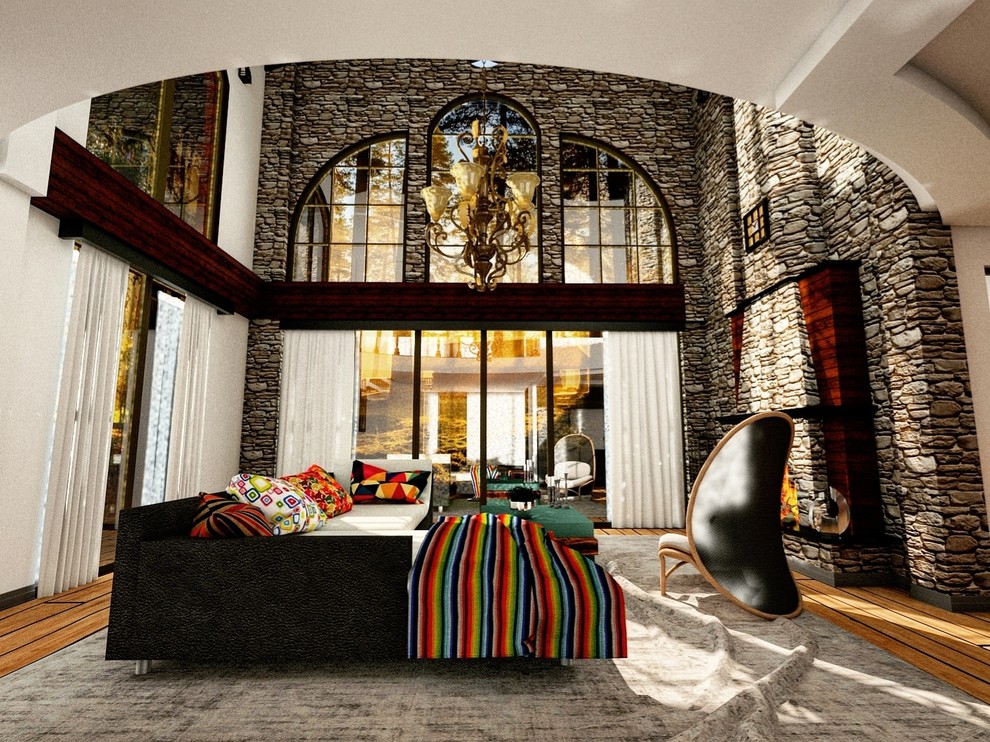 Обложка проекта: Дизайн-проект загородного дома в Орловской области