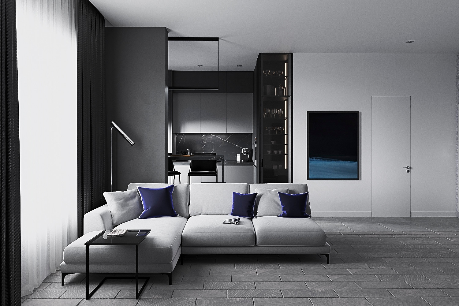 Обложка проекта: Дизайн-проект квартиры ЖК ОЛИМП