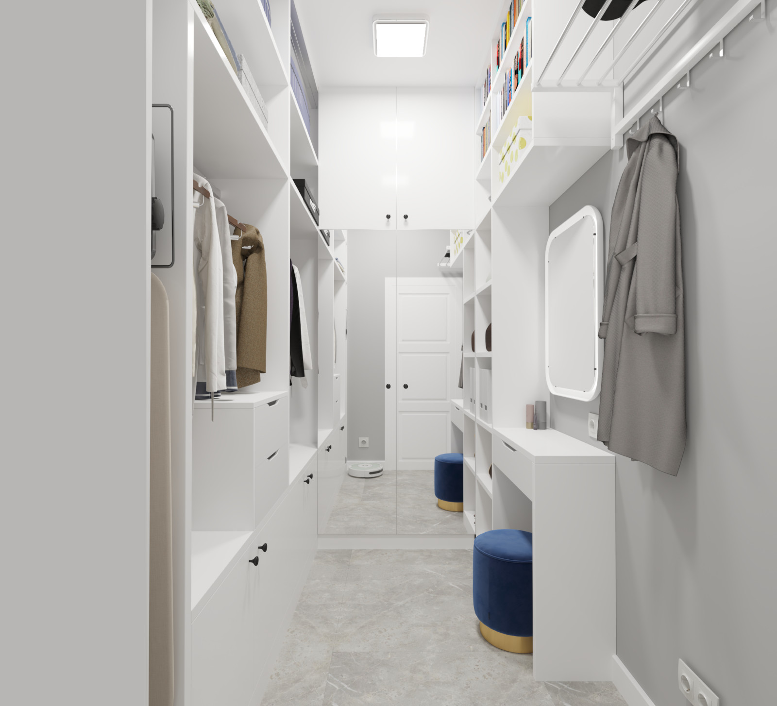 Визуализация гардеробной