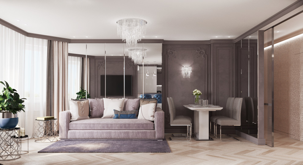 Трехкомнатная квартира современная классика