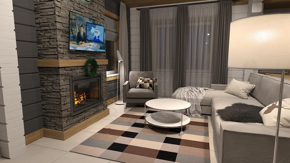 Обложка проекта: Коттедж в стиле Шале 2016