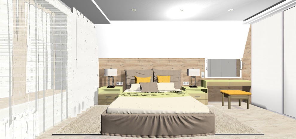 Спальня в коттедже.