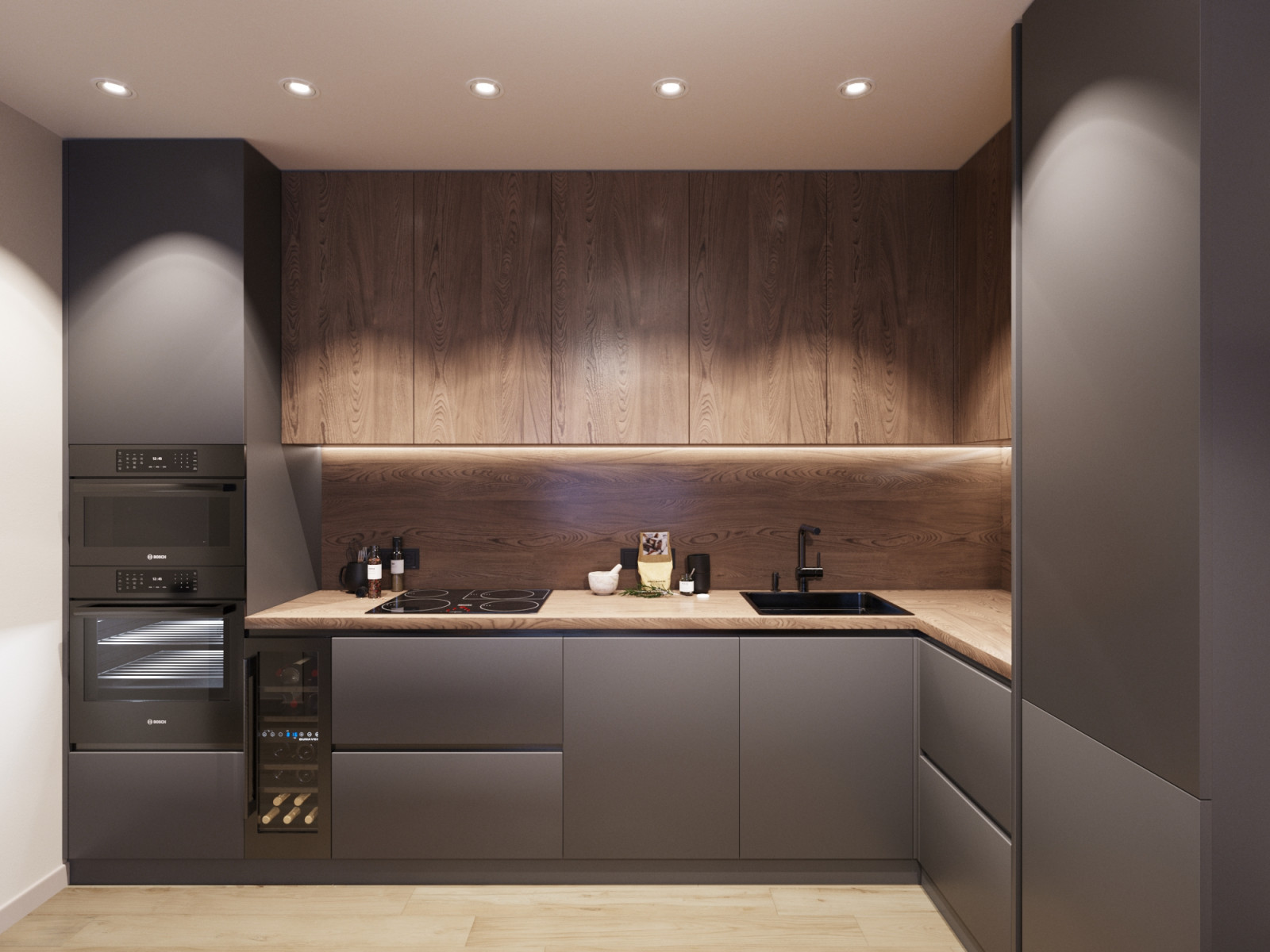 Дизайн-проект 4х комнатной квартиры 81 м2 для многодетной семьи