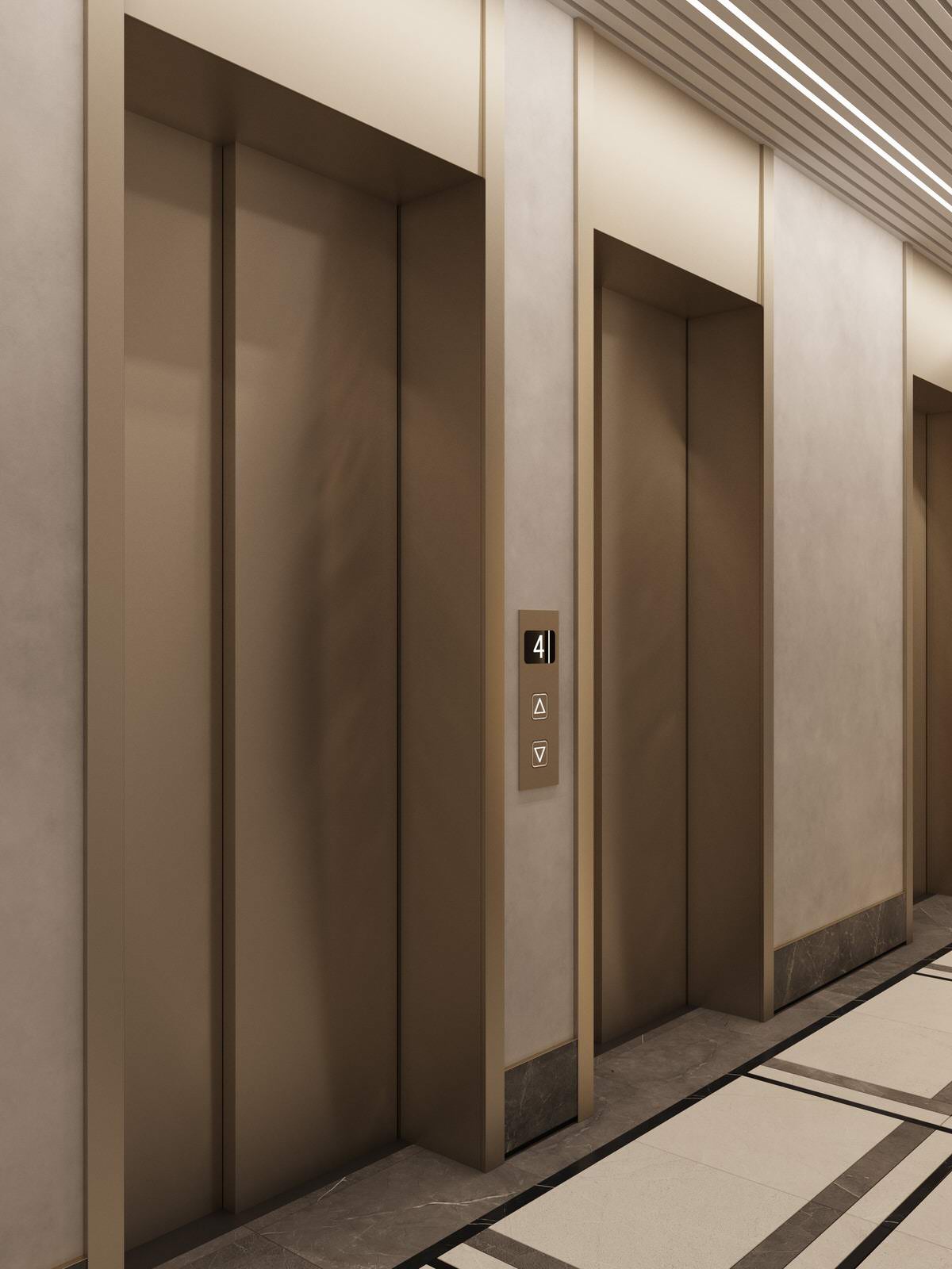 Общественные зоны жилого комплекса "Павелецкая сити"