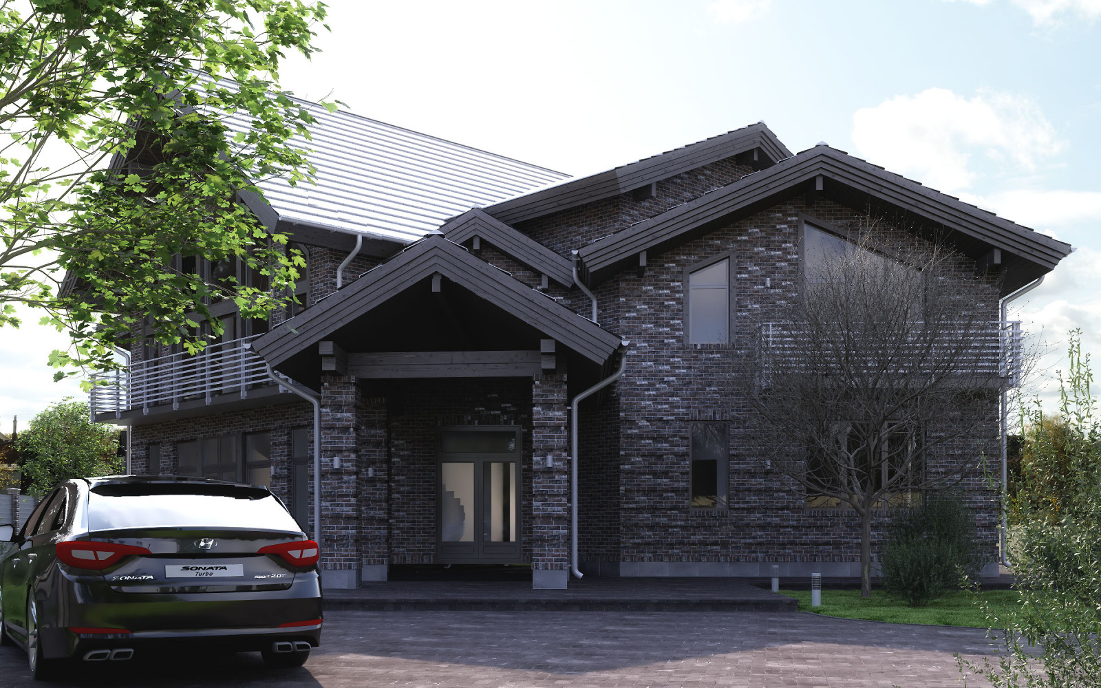 Обложка проекта: Финский дом с огромной двусветной гостиной