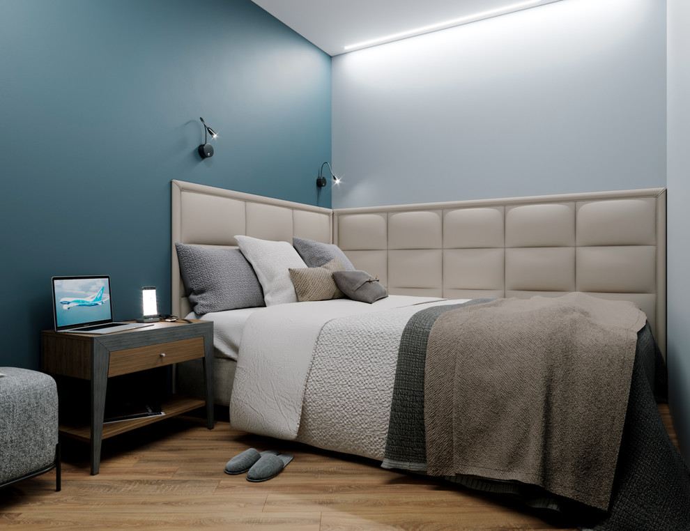 Однокомнатная квартира для холостяка. Спальня