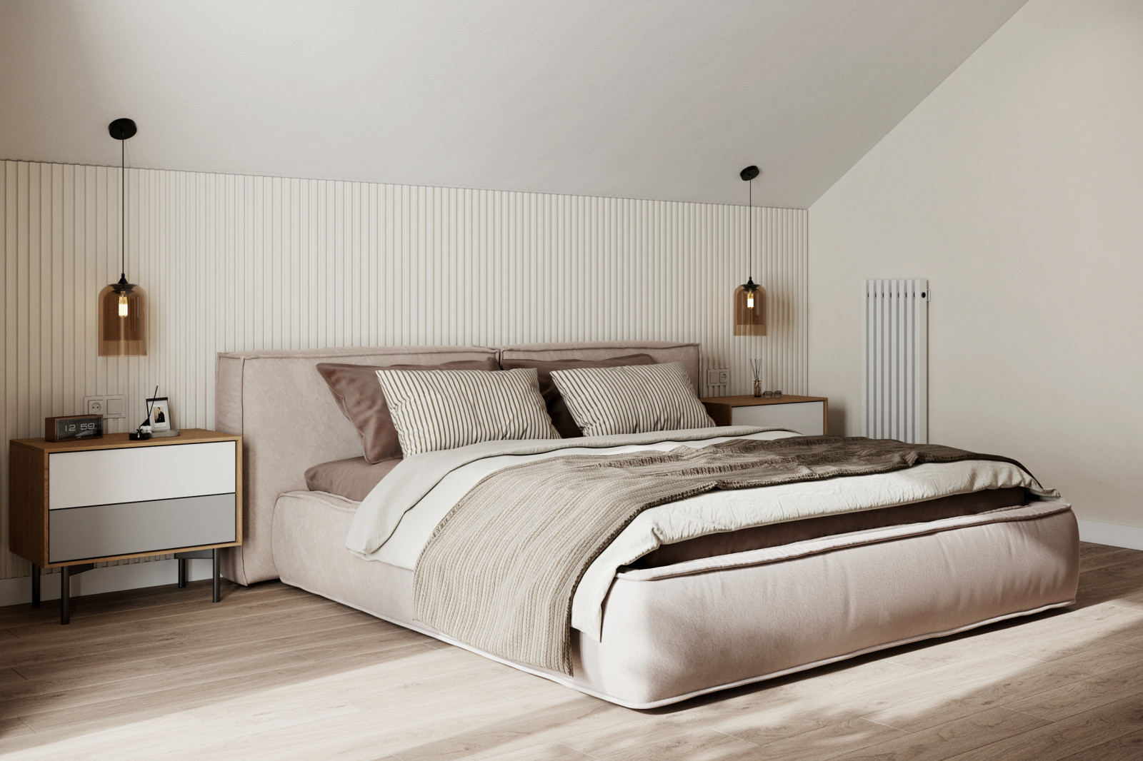 Проект частного дома "Helsinborg", спальня