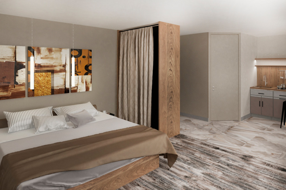 Обложка проекта: дизайн-проект квартиры для сдачи в аренду