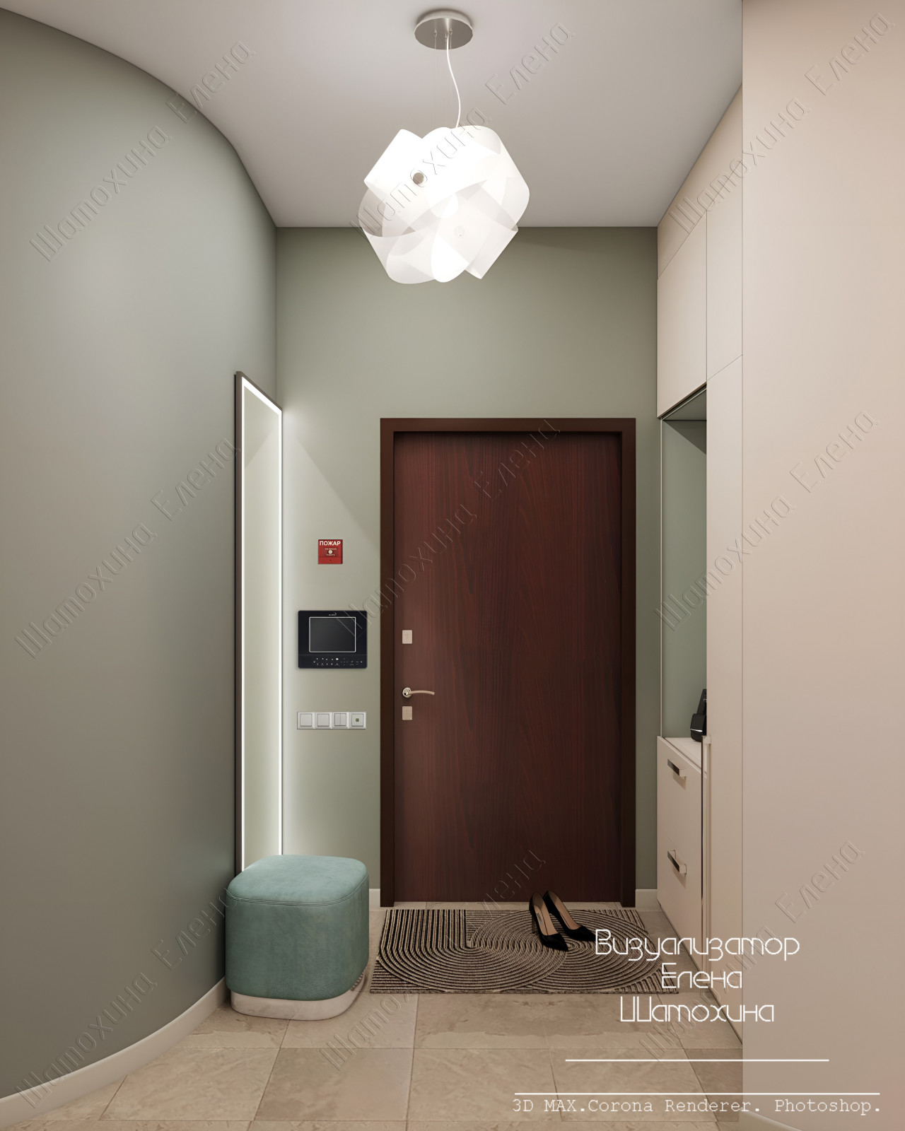 Визуализация интерьера