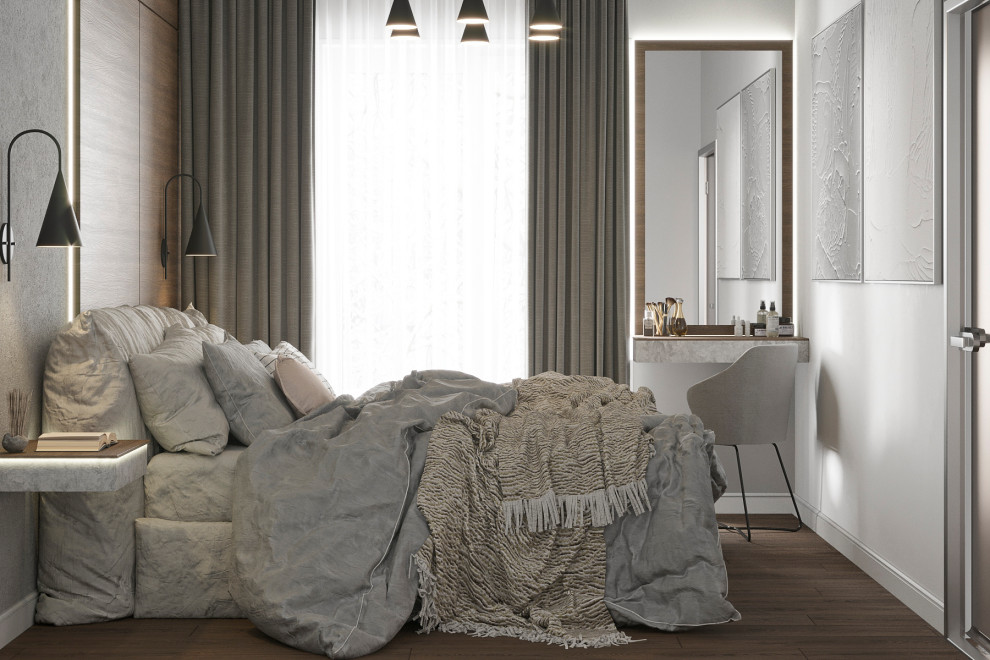 Обложка проекта: 3d-визуализация спальни