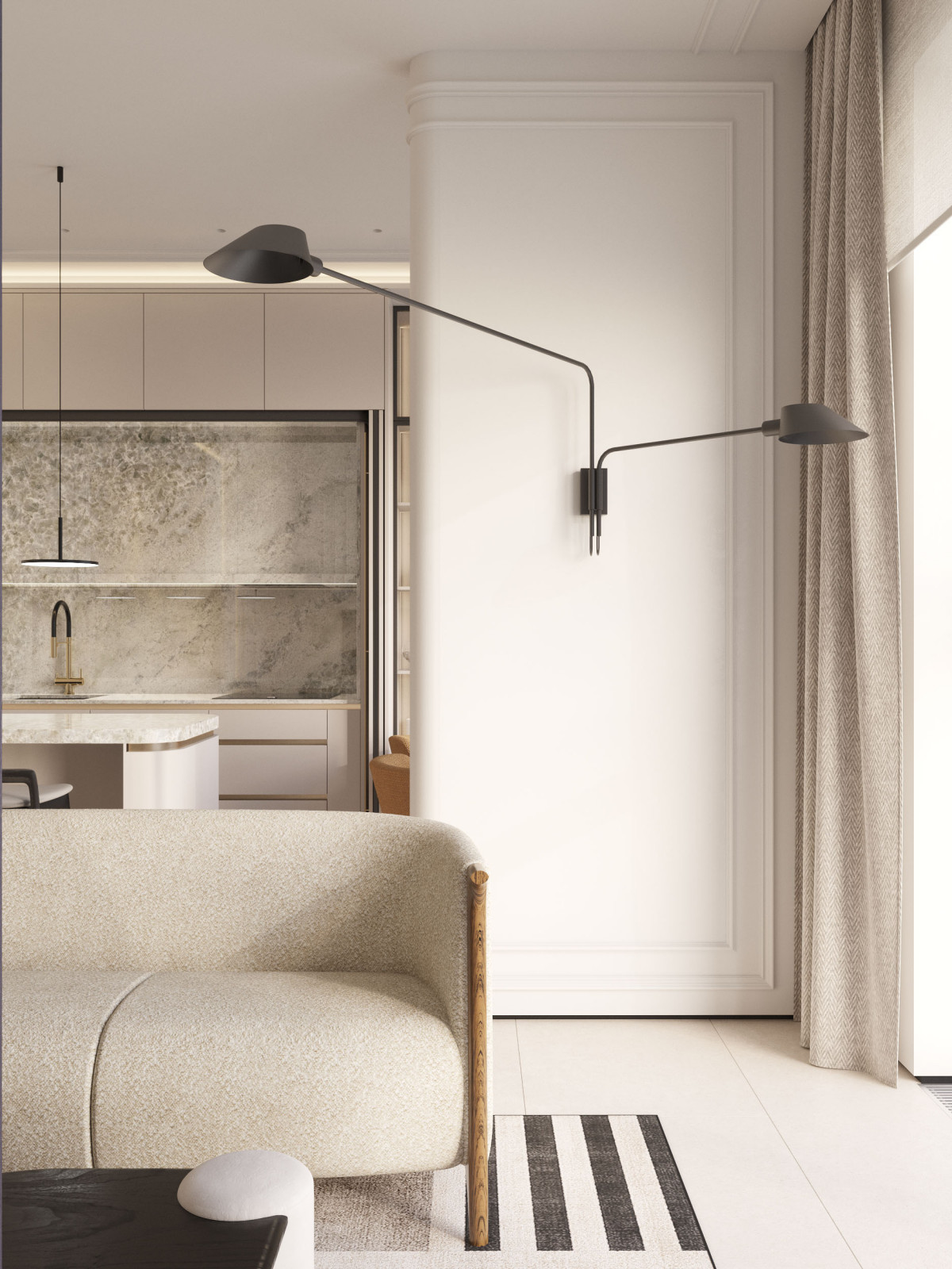 Дизайн-проект квартиры 65м², ЖК Sydney City