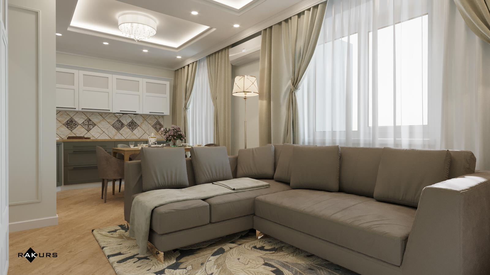 Проект квартиры пр. Комарова