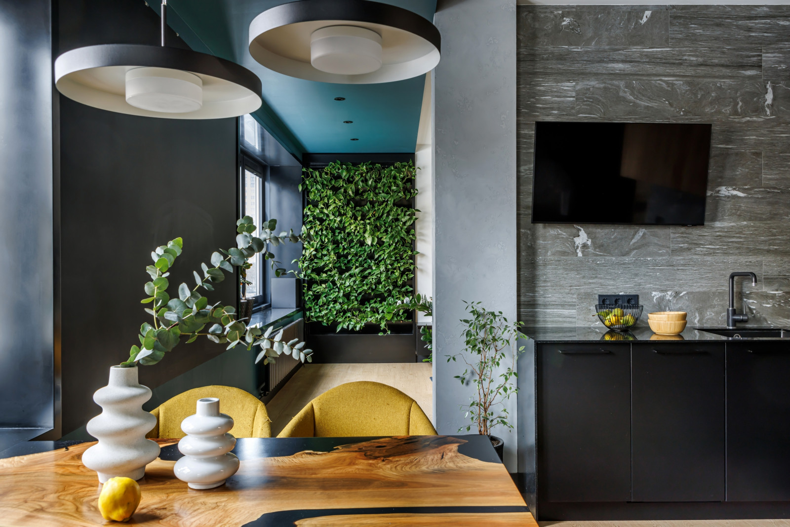 Фотосъёмка интерьера квартиры для портфолио дизайнера Анны Гороховской