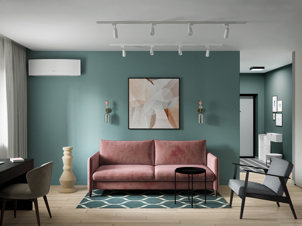 Обложка проекта: яркая квартира