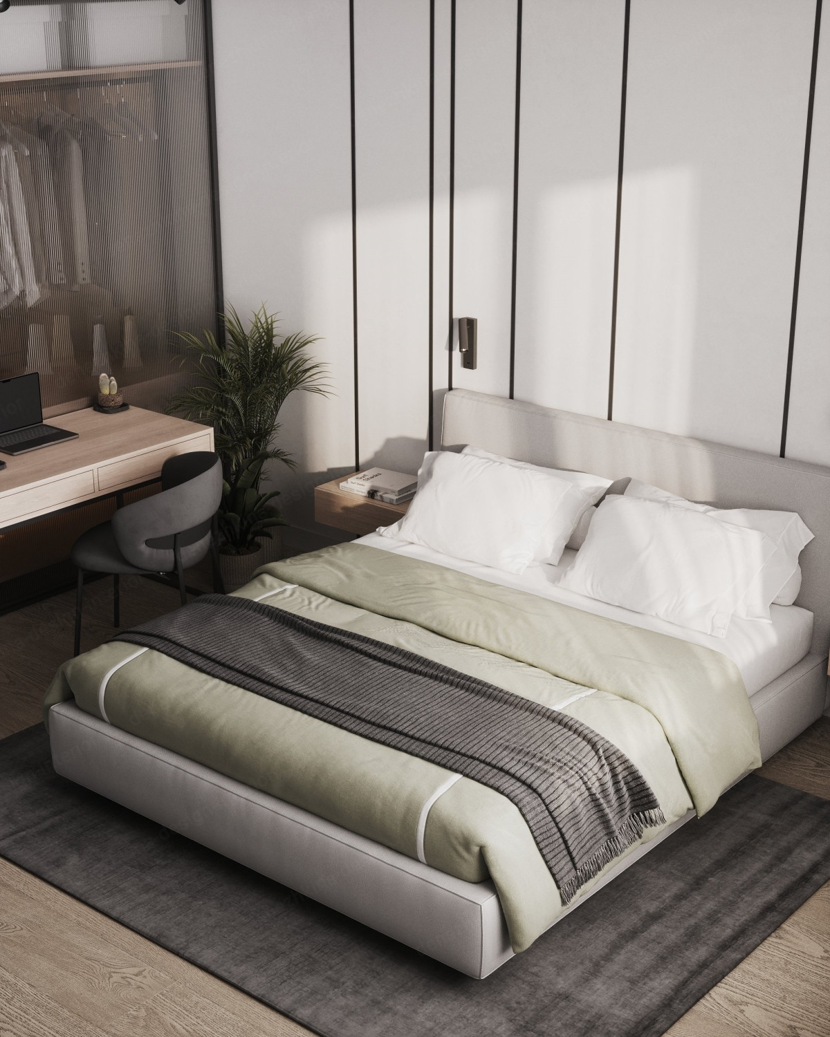 Дизайн проект 3 комнатной квартиры - Красногорск