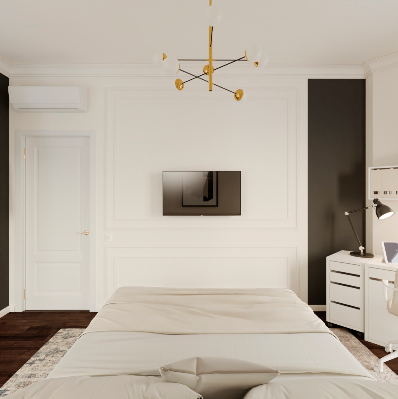 Дизайн-проект апартаментов 37,5 кв.м. в ЖК "Савеловский Сити"