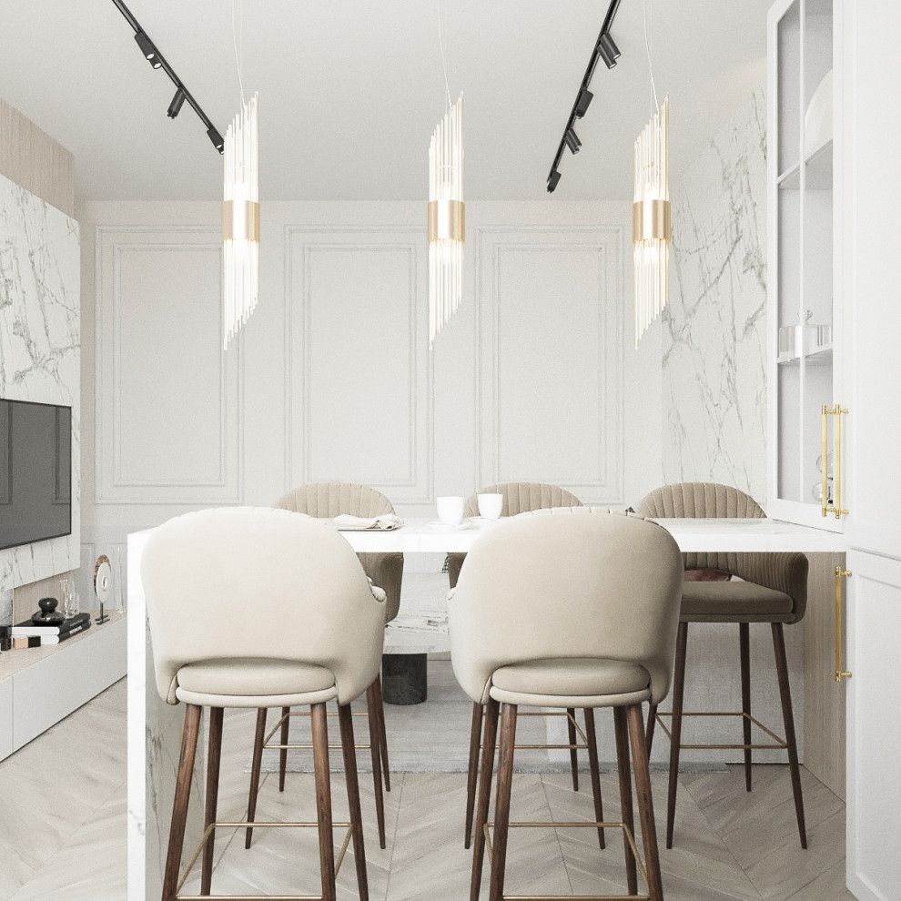 Обложка проекта: Квартира 55 м2, современная классика