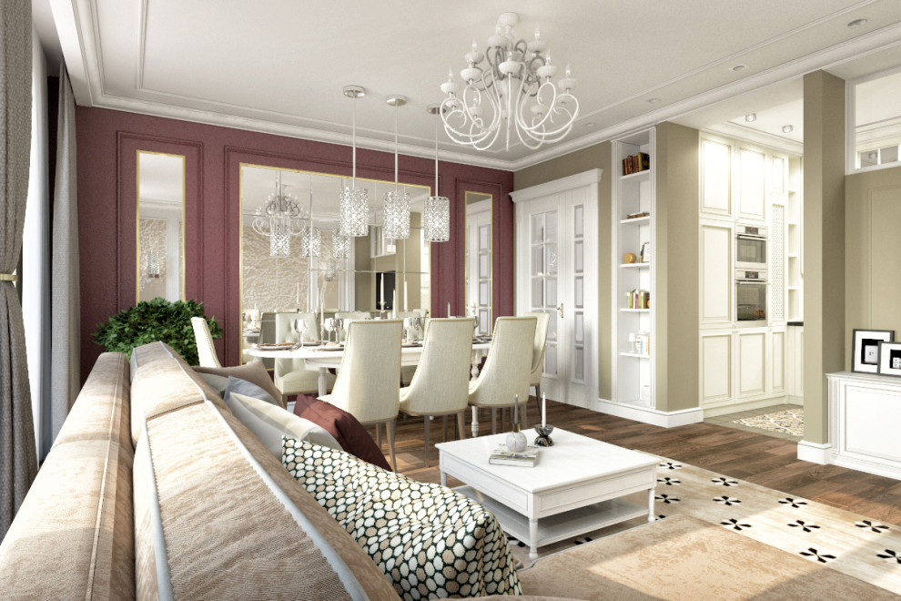 Обложка проекта: ЖК Резиденция Композиторов 123,72 кв.м.