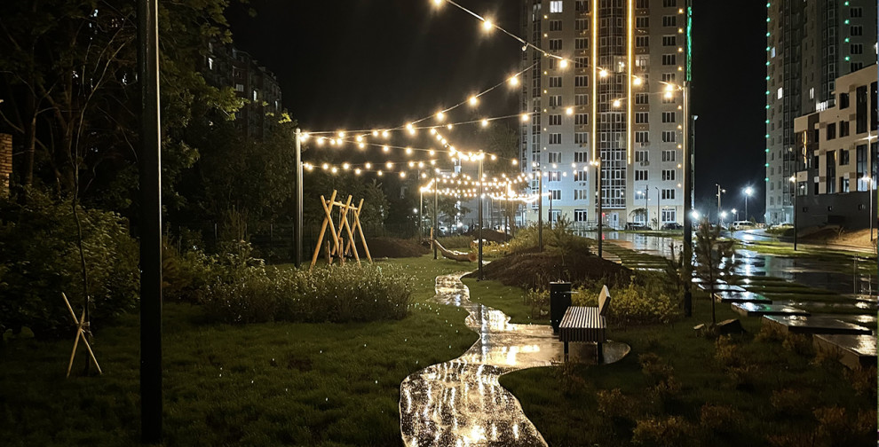 Обложка проекта: Сквер ЖК Четыре Горизонта