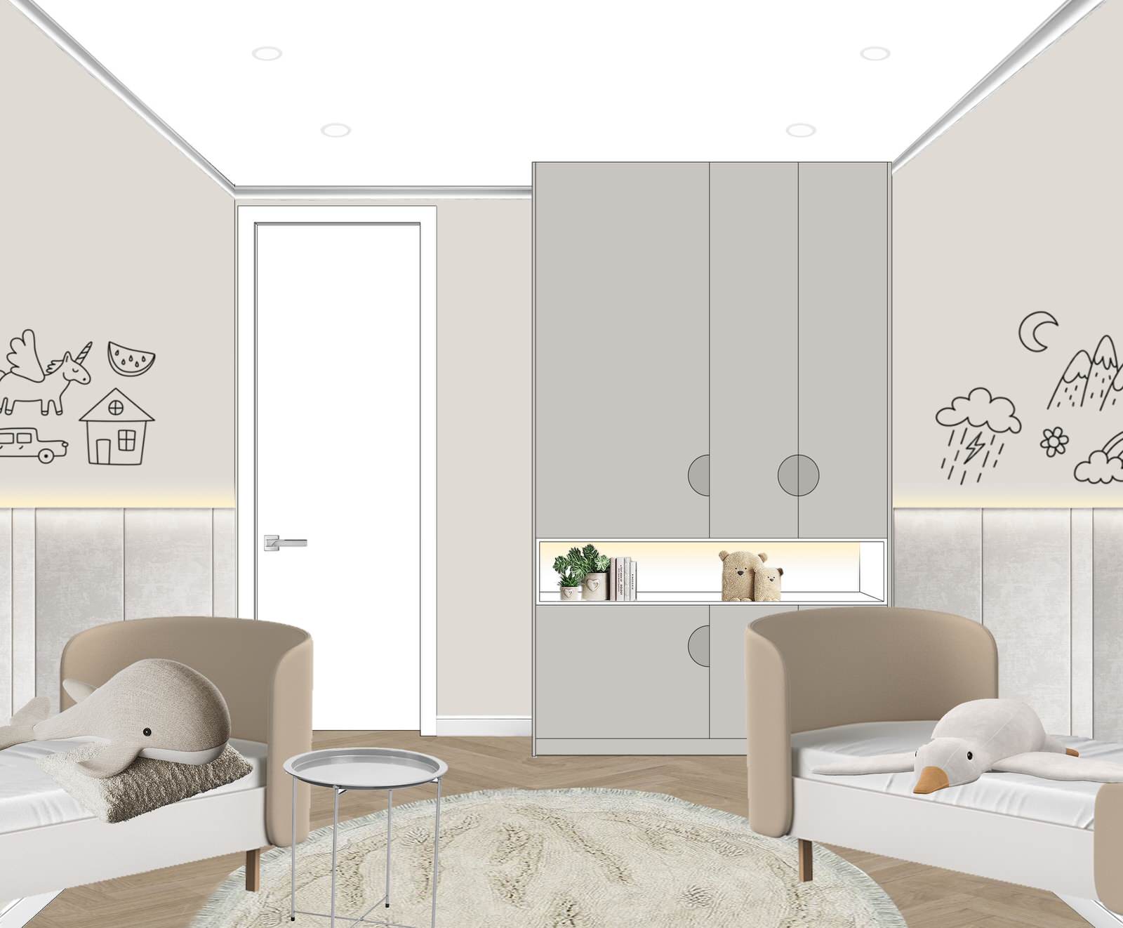 Коллажи квартиры для Алины ЖК Новый Лесснер. 2024