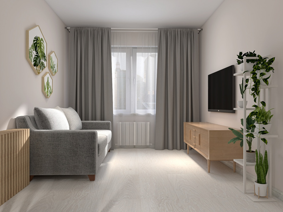 Кухня-гостиная в ЖК "Юнтолово"