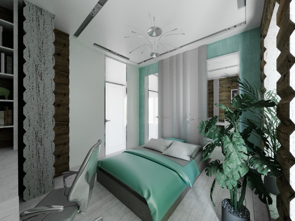 Обложка проекта: Спальня для девочки подростка в доме из бруса