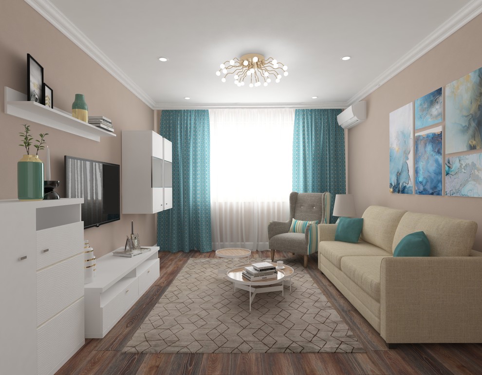 Дизайн проект 2-ух комнатной квартиры в г. Краснодар